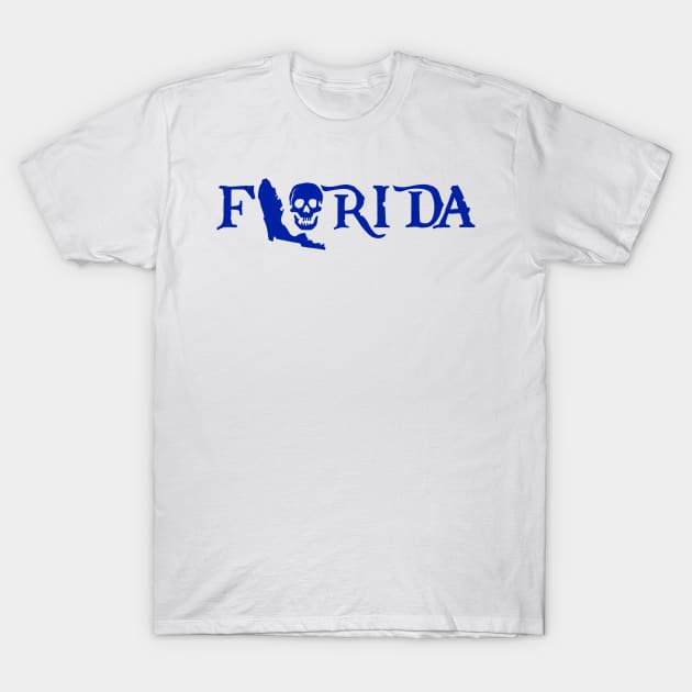 Pirate Skull Florida Gators T-Shirt by justin_weise